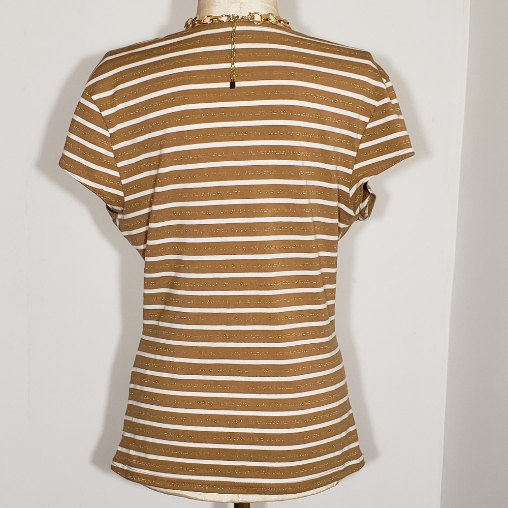 Paper Doll striped top size Large - Picture 4 of 6